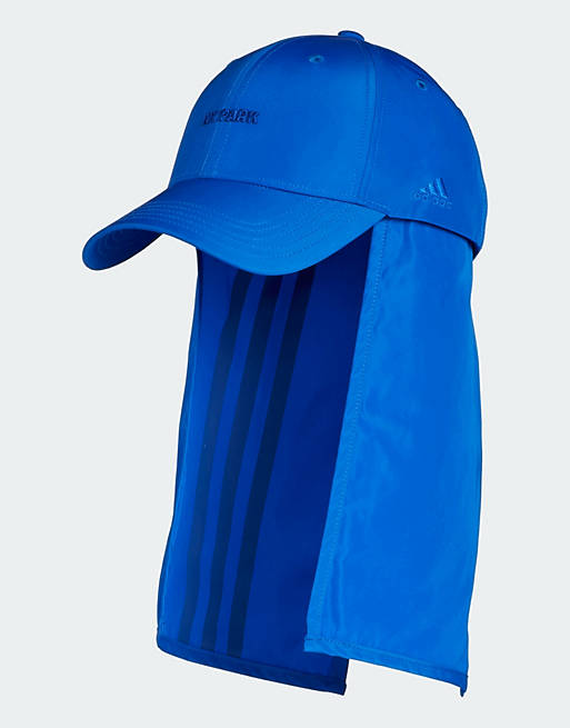 adidas Originals x IVY PARK baseball cap in blue with neck protecter