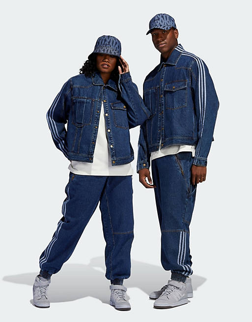 adidas Originals x IVY PARK denim jeans  in dark navy