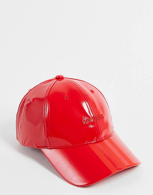  Caps & Hats/adidas Originals x IVY PARK latex cap in red 