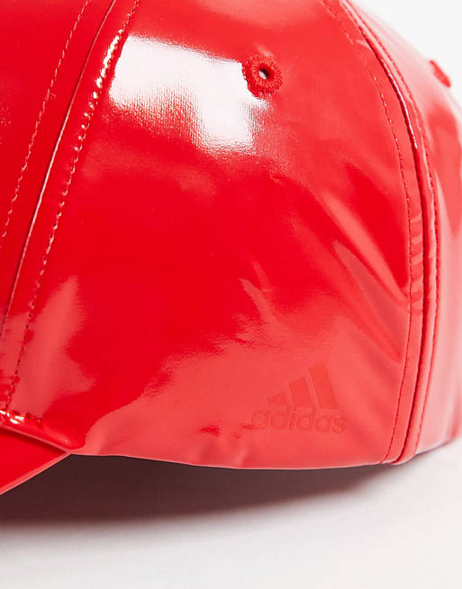 Accessories Caps & Hats/adidas Originals x IVY PARK latex cap in red 