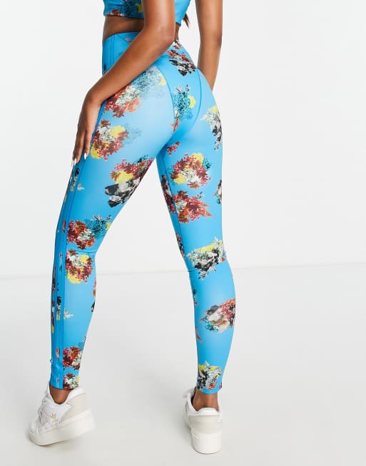 adidas Originals x IVY PARK printed leggings in blue