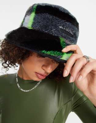 Ivy Park Adidas Originals X Reversible Bucket Hat In Multi-green | ModeSens