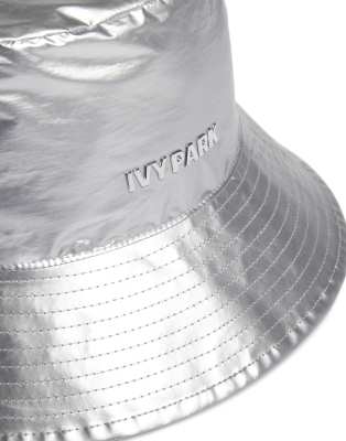 adidas Originals x IVY PARK reversible bucket hat in silver  display picture 1