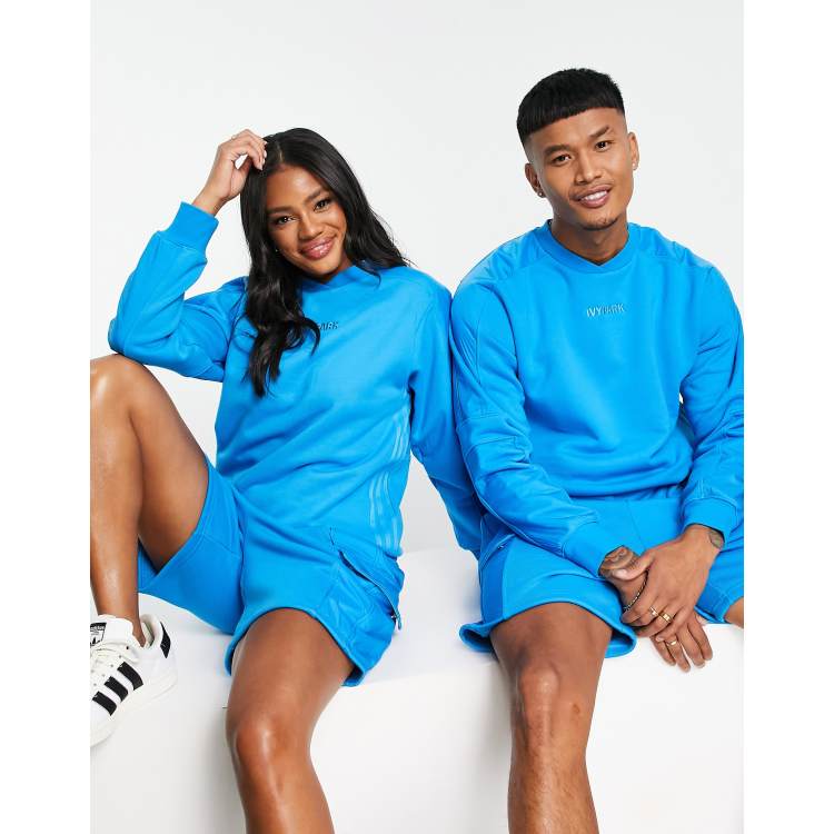 adidas Originals x IVY PARK unisex sweatshirt in blue ASOS