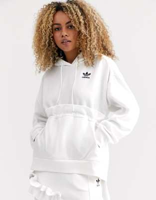 adidas ruched hoodie