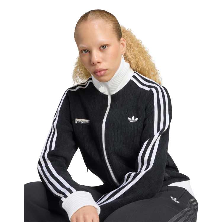 adidas Originals x Jennie classic fan track top in black | ASOS