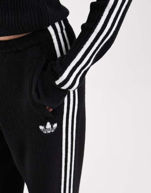 adidas Originals x Jennie Strick-Trainingshose mit Bündchen in Schwarz, 5 von 5