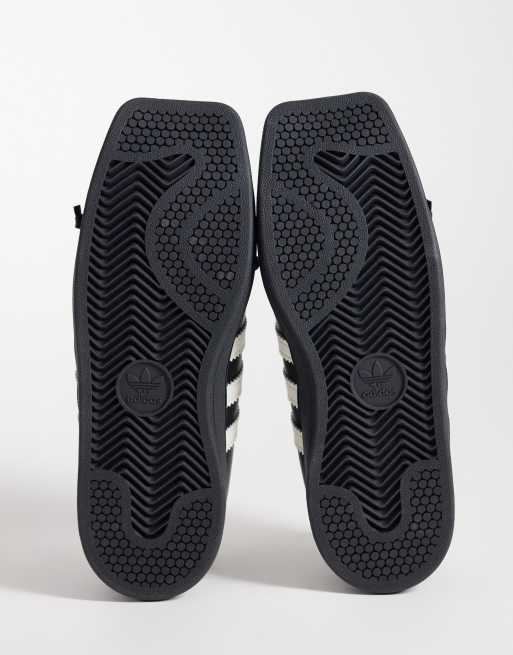 adidas Originals x Jennie Superstars II Ballett-Sneaker in Schwarz und Weiß, 5 von 6