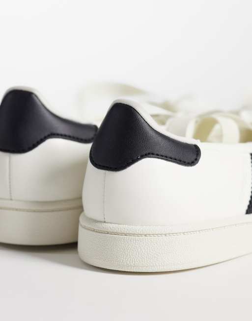 adidas Originals x Jennie Superstars II Ballett-Sneaker in Weiß und Schwarz, 6 von 6