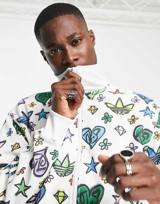 adidas Originals x Jeremy Scott Firebird track top in all adidas Originals x Jeremy Scott Firebird track top in all