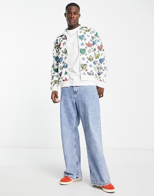 adidas Originals x Jeremy Scott Firebird track top in all adidas Originals x Jeremy Scott Firebird track top in all