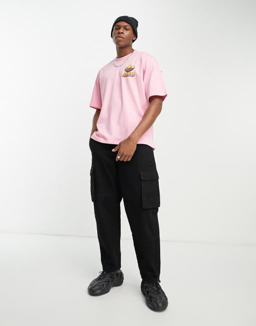 adidas Originals x Jeremy Scott graphic T-shirt in pink | ASOS