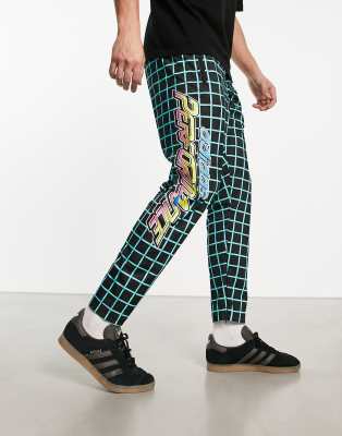 adidas Originals x Jeremy Scott Rally track pants in black