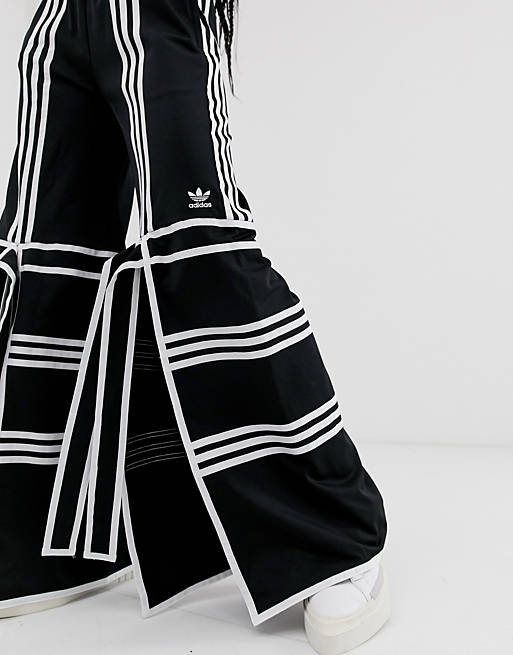 adidas Originals x Ji Won Choi split front track pants in black | ASOS