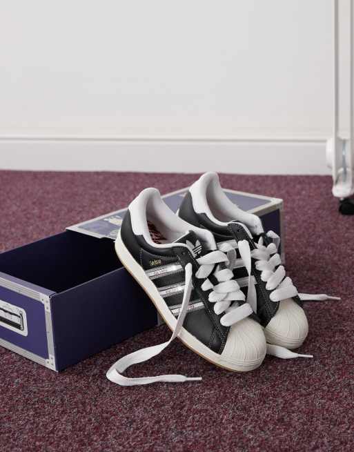 adidas gazelle silver green womens adidas Originals x Korn Superstar