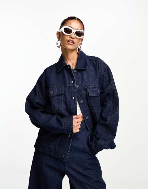 adidas Originals x KSENIASCHNAIDER - Denim jack in blauw