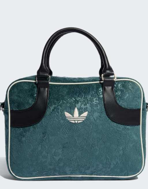 adidas Originals x Liberty London – Airliner – Mörkgrön, medelstor väska