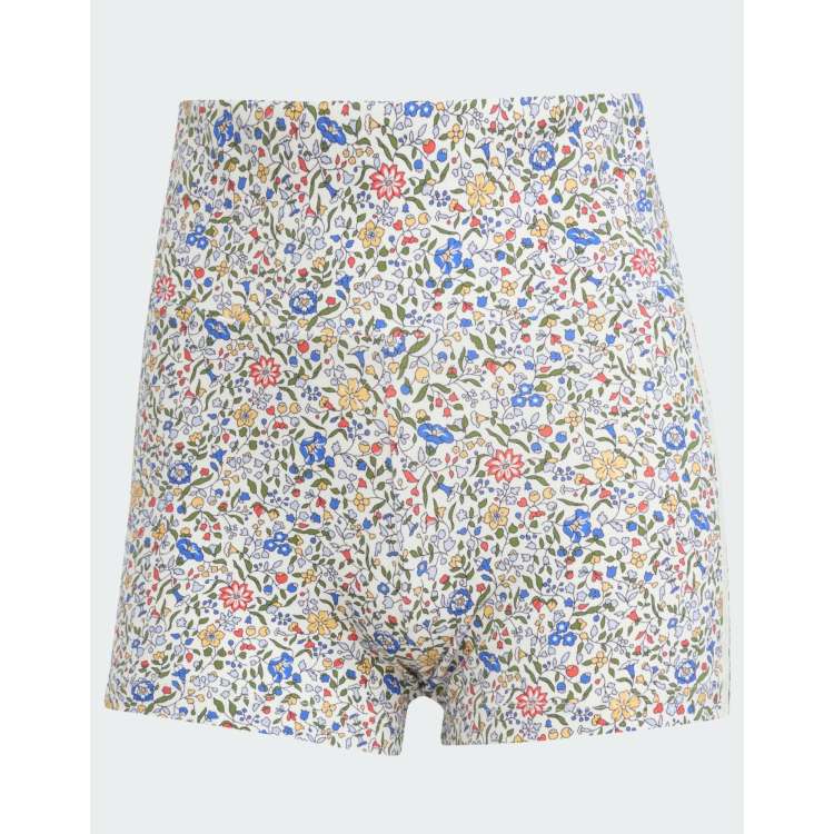 adidas x Liberty London☆Booty Shorts ショートパンツ【UK発】 adidas Originals x Liberty London booty shorts in off white