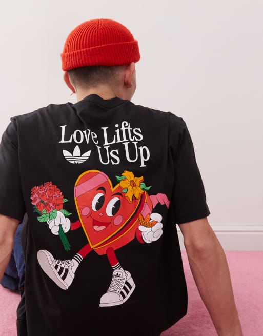 adidas Originals x Made By Nelson t-shirt in black | ASOS