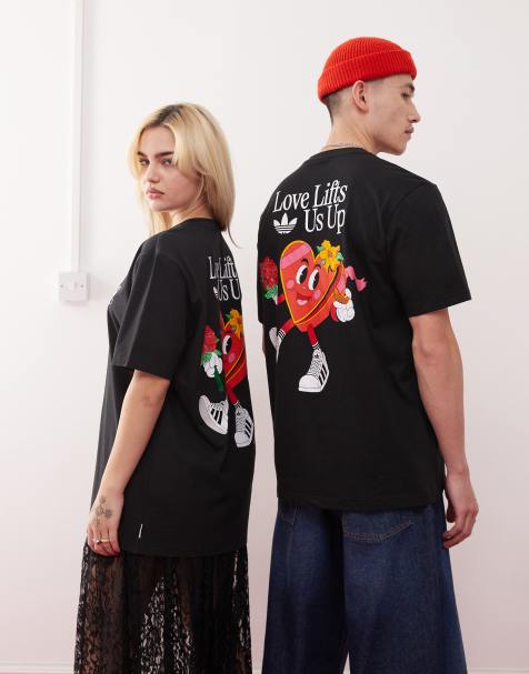 adidas Originals x Made By Nelson - T-shirt in zwart - view 1