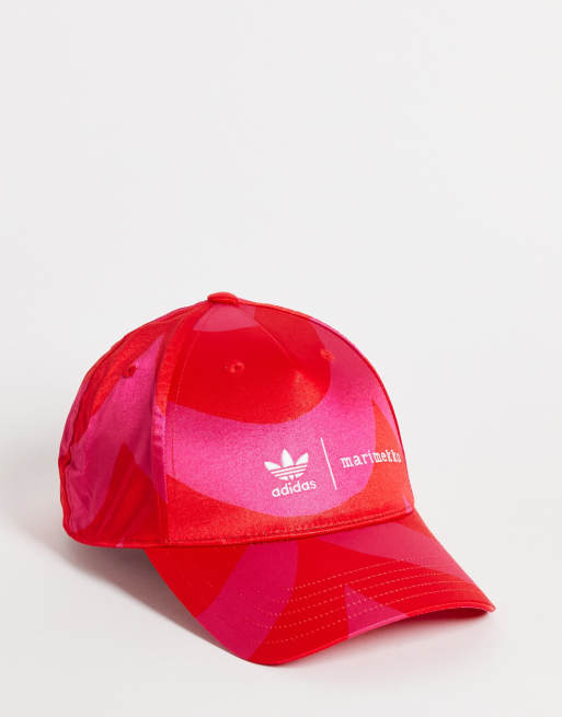 adidas Originals X Marimekko cap in pink