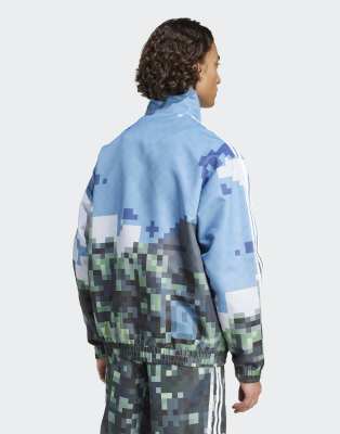 まとめ adidas Originals x Minecraft – Niebiesko-zielony top