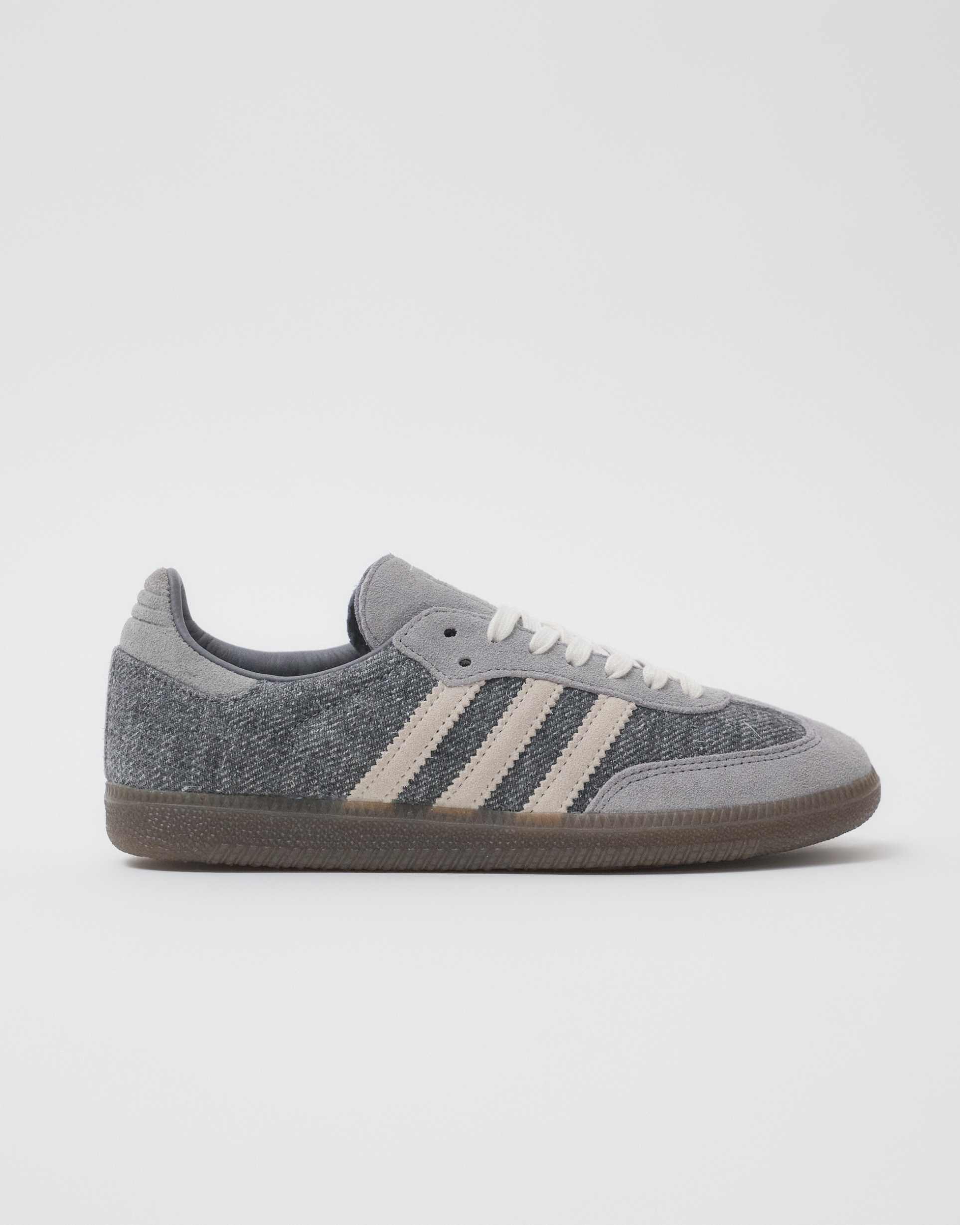 ADIDAS 몰리 메이 삼바 슬레이트 스니커즈 더블 레이스 그레이
