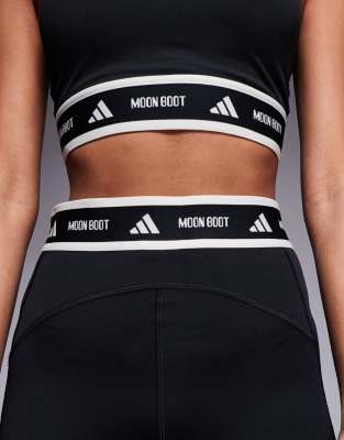 ◆コラボ◆ADIDAS MOON BOOT LEGGINGS(W)◆正規品◆関税/送料込 adidas Originals x Moonboot leggings in black | ASOS