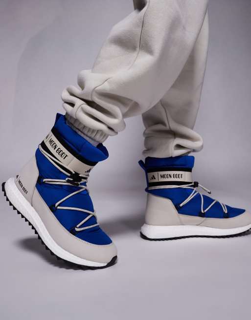 adidas Originals x Moonboot Moonboost high in blue