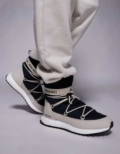 adidas Originals x Moonboot Moonboost high in brown - view 1