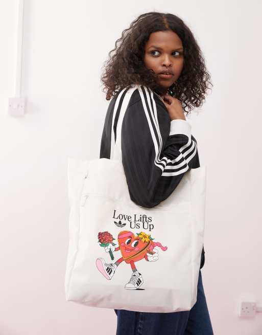 adidas Originals x Nelson - Tote tas in wit