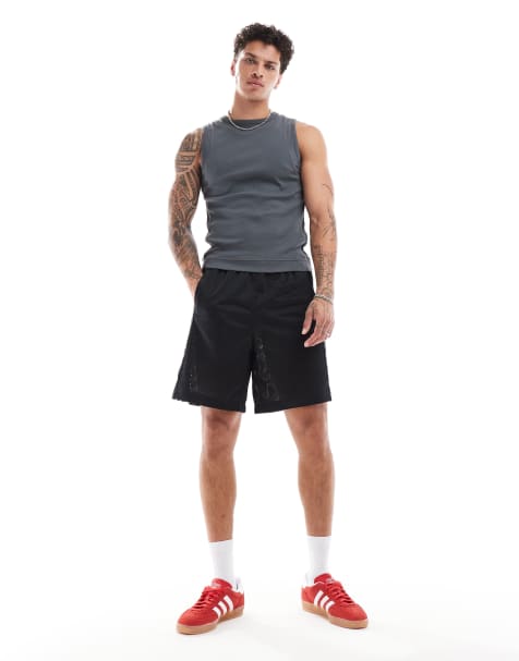 adidas Originals X Pabllo Vittar Adibreak shorts in black - view 1