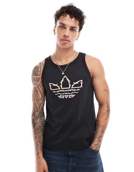  adidas Originals X Pabllo Vittar graphic tank top in black