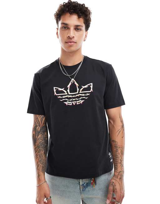 adidas Originals X Pabllo Vittar - T-shirt met korte mouwen en grafische print in zwart