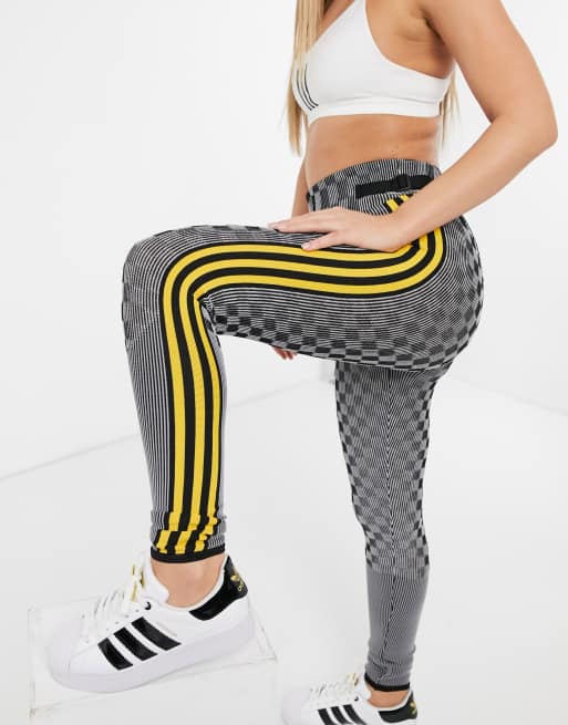 adidas Originals x Paolina Russo knitted logo leggings in block color