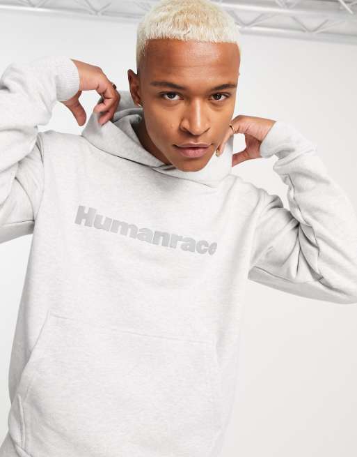 adidas Originals x Pharrell Williams Felpa con cappuccio basic premium grigia