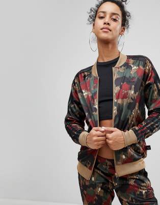 camo adidas jacket womens