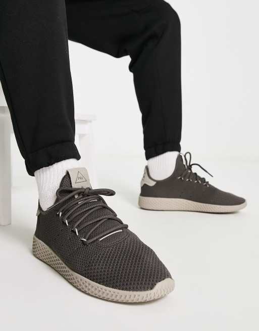 Adidas Originals x Pharrell Williams Hu Sneakers in Brown