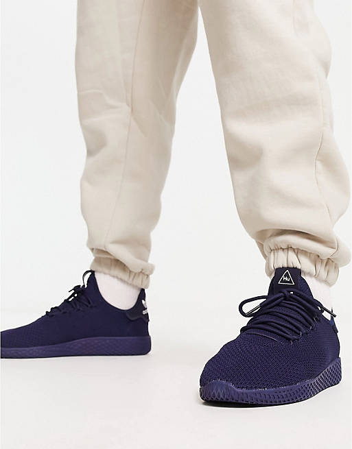 instructor suave Registro adidas Originals x Pharrell Williams HU sneakers in navy | ASOS