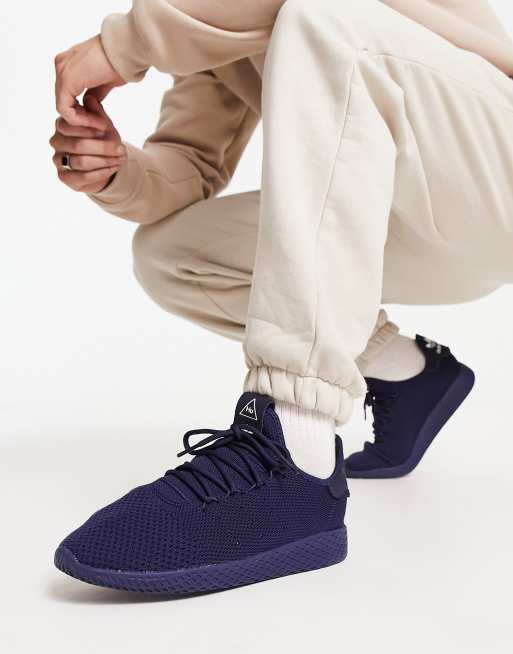 adidas Originals x Pharrell Williams HU sneakers in navy