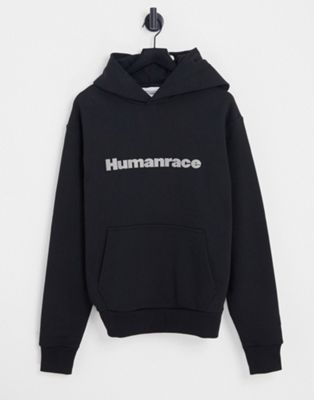 adidas Originals x Pharrell Williams premium basics hoodie in black