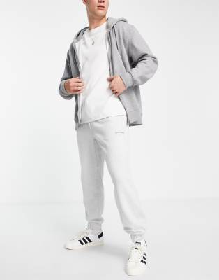 adidas Originals x Pharrell Williams premium basics joggers in grey