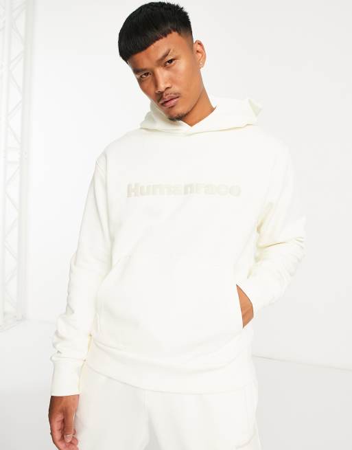 adidas Originals x Pharrell Williams - Premium Basics - Råhvid hættetrøje