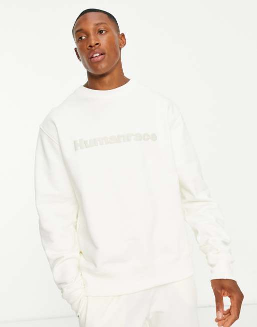 adidas Originals x Pharrell Williams - Premium Basics - Råhvid t-shirt
