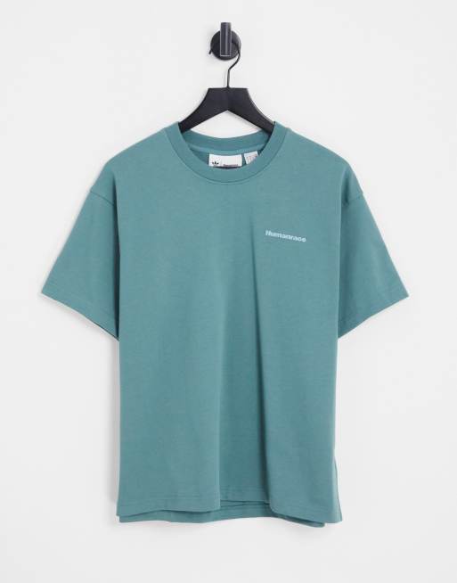 adidas Originals x Pharrell Williams – Premium Basics – Szmaragdowozielony T-shirt