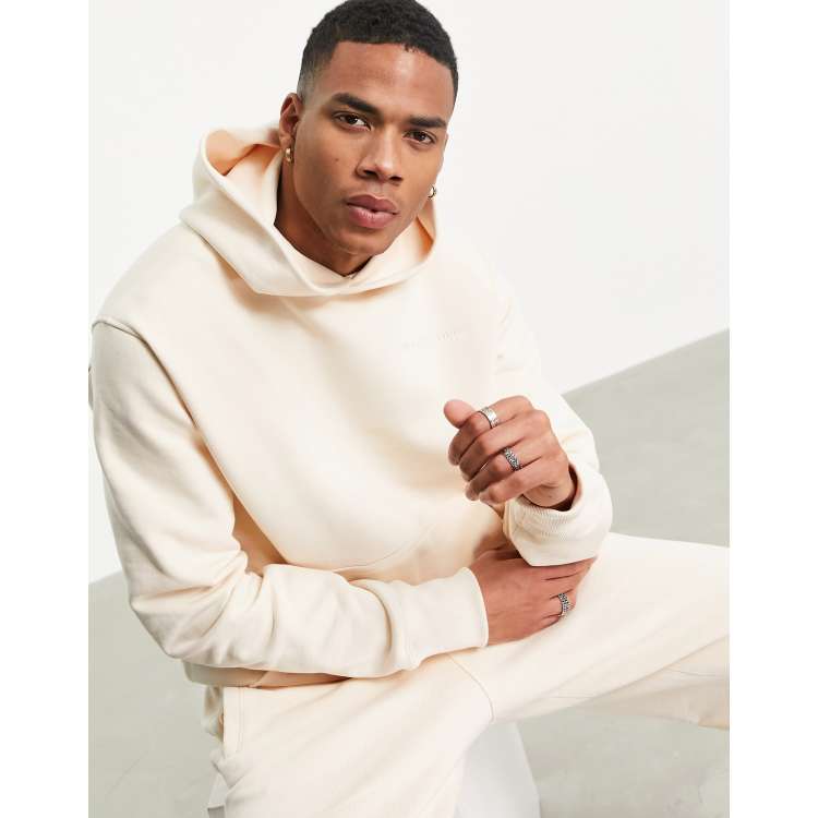 adidas Originals Teddy hoodie in ecru