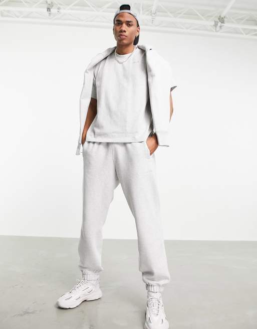 adidas Originals x Pharrell Williams premium sweatpants in light gray