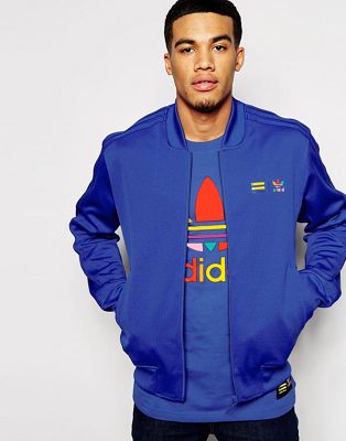 Adidas Originals X Pharrell Williams Supercolour - Giacca sportiva in  coordinato | ASOS