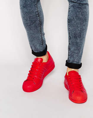 adidas superstar pharrell red