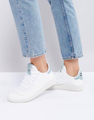 adidas Originals X Pharrell Williams - Tennis HU - Baskets - Blanc | ASOS